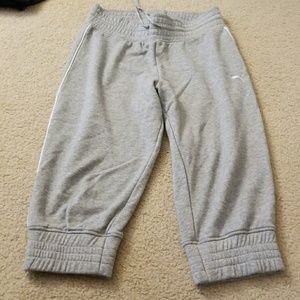 Puma grey soft sweatpant capri